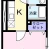 1K Apartment to Rent in Chuo-ku Floorplan