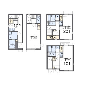1K Apartment in Matsumoto - Edogawa-ku Floorplan