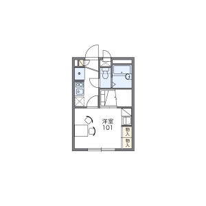 1K Mansion in Takasago - Katsushika-ku Floorplan