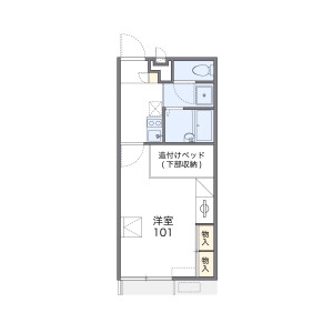 1K Apartment in Yagicho yagi - Nantan-shi Floorplan