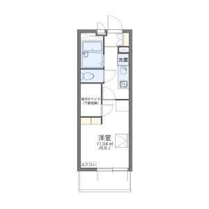 1K Mansion in Kaijincho minami - Funabashi-shi Floorplan