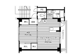 1LDK Mansion in Haramachi - Kitakyushu-shi Wakamatsu-ku