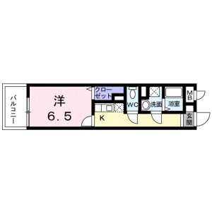 1K Mansion in Kiba - Koto-ku Floorplan