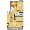 2SLDK Apartment to Rent in Nishinomiya-shi Floorplan