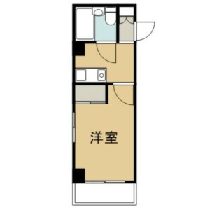 1K Mansion in Koyasudori - Yokohama-shi Kanagawa-ku Floorplan