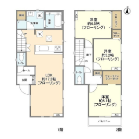 3LDK House in Kunugidamachi - Hachioji-shi Floorplan