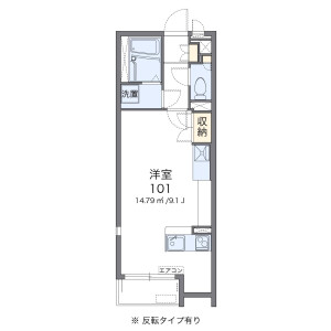 1R Apartment in Oka - Asaka-shi Floorplan
