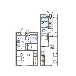 1K Apartment in Towa - Adachi-ku Floorplan