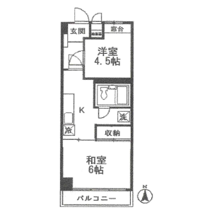 2K Mansion in Nishihara - Shibuya-ku Floorplan