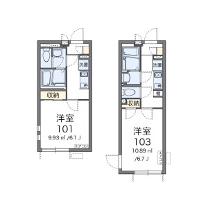 1K Mansion in Sakaemachi - Hino-shi Floorplan