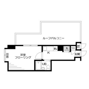 1K Mansion in Higashijujo - Kita-ku Floorplan