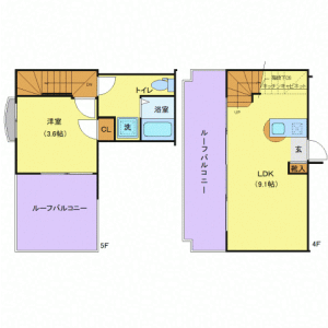 1LDK Mansion in Nishigotanda - Shinagawa-ku Floorplan