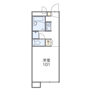 1K Apartment in Higashimatsudo - Matsudo-shi Floorplan