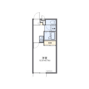 1K Apartment in Taishincho - Hadano-shi Floorplan