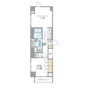 1SK Mansion in Minamiazabu - Minato-ku Floorplan