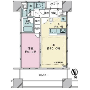 2LDK {building type} in Shirokane - Minato-ku Floorplan