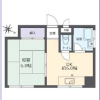 1DK Apartment to Buy in Bunkyo-ku Floorplan