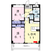 2LDK Apartment to Rent in Itoman-shi Floorplan