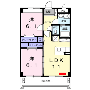 2LDK Mansion in Maezato - Itoman-shi Floorplan