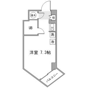 1R Mansion in Tansumachi - Shinjuku-ku Floorplan