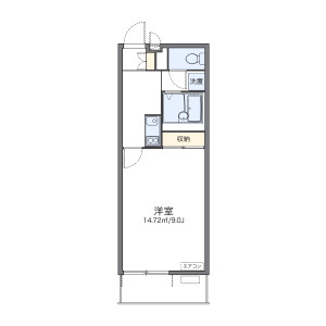 1K Mansion in Nishimotojuku - Higashimatsuyama-shi Floorplan
