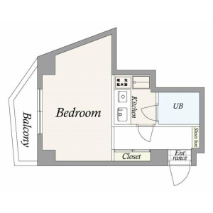 1R Mansion in Tokiwa - Saitama-shi Urawa-ku Floorplan