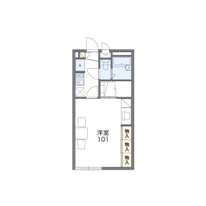 1K Apartment in Kitanakazawa - Kamagaya-shi Floorplan