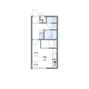 1K Apartment in Takigi - Kyotanabe-shi Floorplan