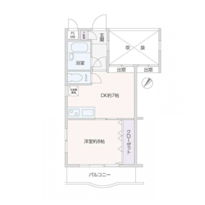 1DK {building type} in Amanuma - Suginami-ku Floorplan