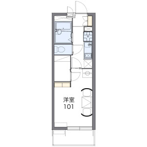 1K Mansion in Tajima - Saitama-shi Sakura-ku Floorplan