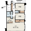 2LDK Apartment to Buy in Musashino-shi Floorplan