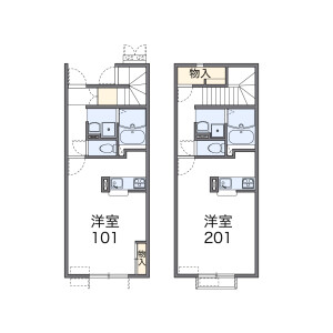 1K Apartment in Hitomi - Kimitsu-shi Floorplan