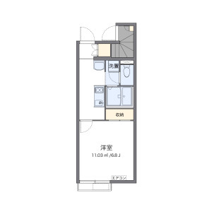 1K Apartment in Tajimacho - Sano-shi Floorplan