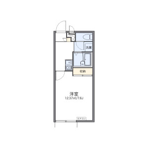 1K Mansion in Hirano higashiyanagicho - Kyoto-shi Kita-ku Floorplan