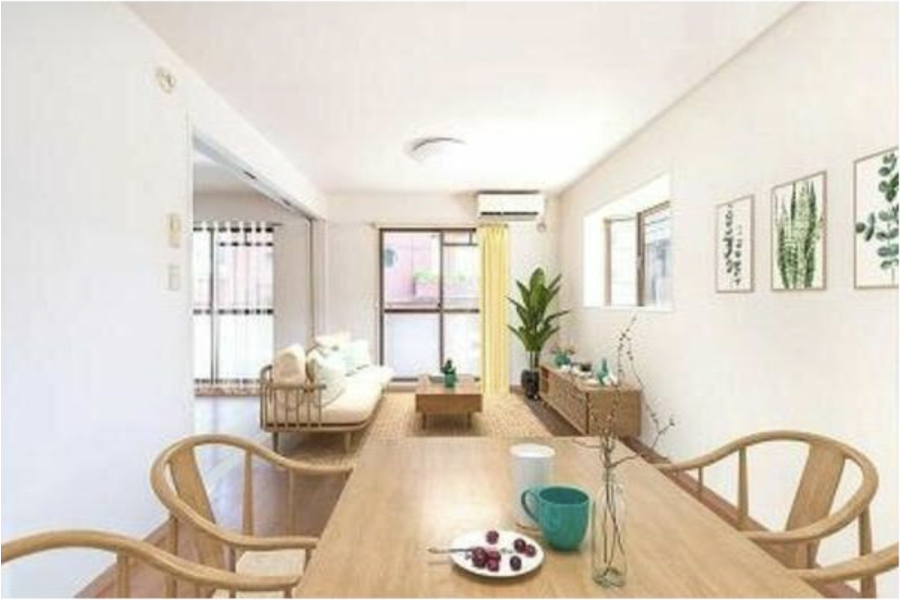 2LDK Apartment to Buy in Meguro-ku Living Room