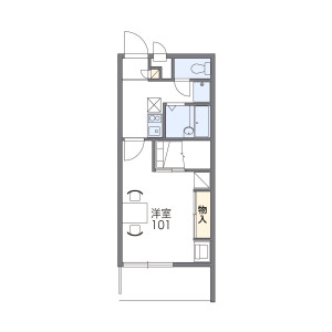 1K Mansion in Yamato higashi - Yamato-shi Floorplan