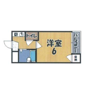 1K Mansion in Shibatsujicho - Nara-shi Floorplan