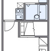 1K Apartment to Rent in Toyonaka-shi Floorplan