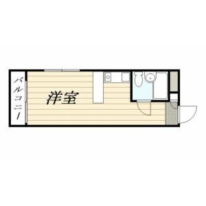 1R Mansion in Horinochi - Suginami-ku Floorplan
