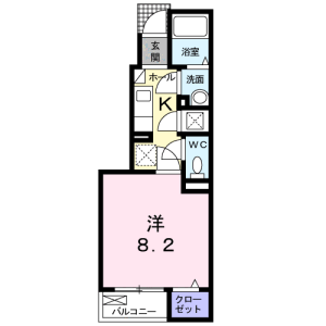 1K Apartment in Aoi(4-6-chome) - Adachi-ku Floorplan