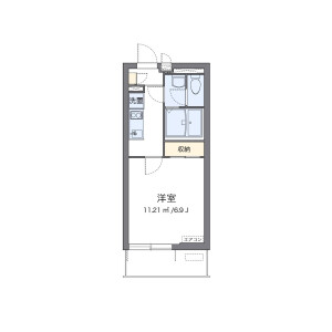 1K Mansion in Kyomachi - Kawasaki-shi Kawasaki-ku Floorplan