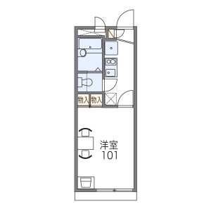 1K Mansion in Nishiminatocho - Sakai-shi Sakai-ku Floorplan