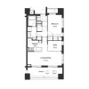 1SLDK Apartment to Rent in Minato-ku Floorplan