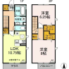 2LDK Terrace house to Rent in Komae-shi Floorplan