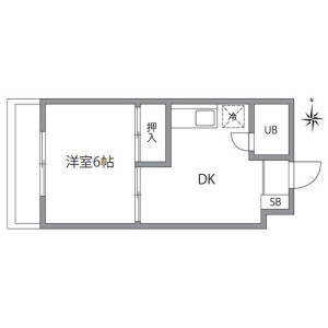 1DK Mansion in Ikebukuro (1-chome) - Toshima-ku Floorplan