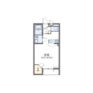 1K Apartment in Ochiai - Hadano-shi Floorplan