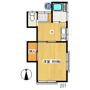 1K Apartment in Nagasaki - Toshima-ku Floorplan