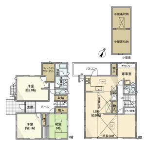 3LDK House in Higashitamagawa - Setagaya-ku Floorplan