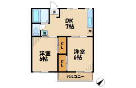 2DK Apartment in Miyashimohoncho - Sagamihara-shi Chuo-ku