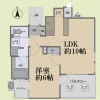 1LDK Apartment to Buy in Osaka-shi Kita-ku Floorplan